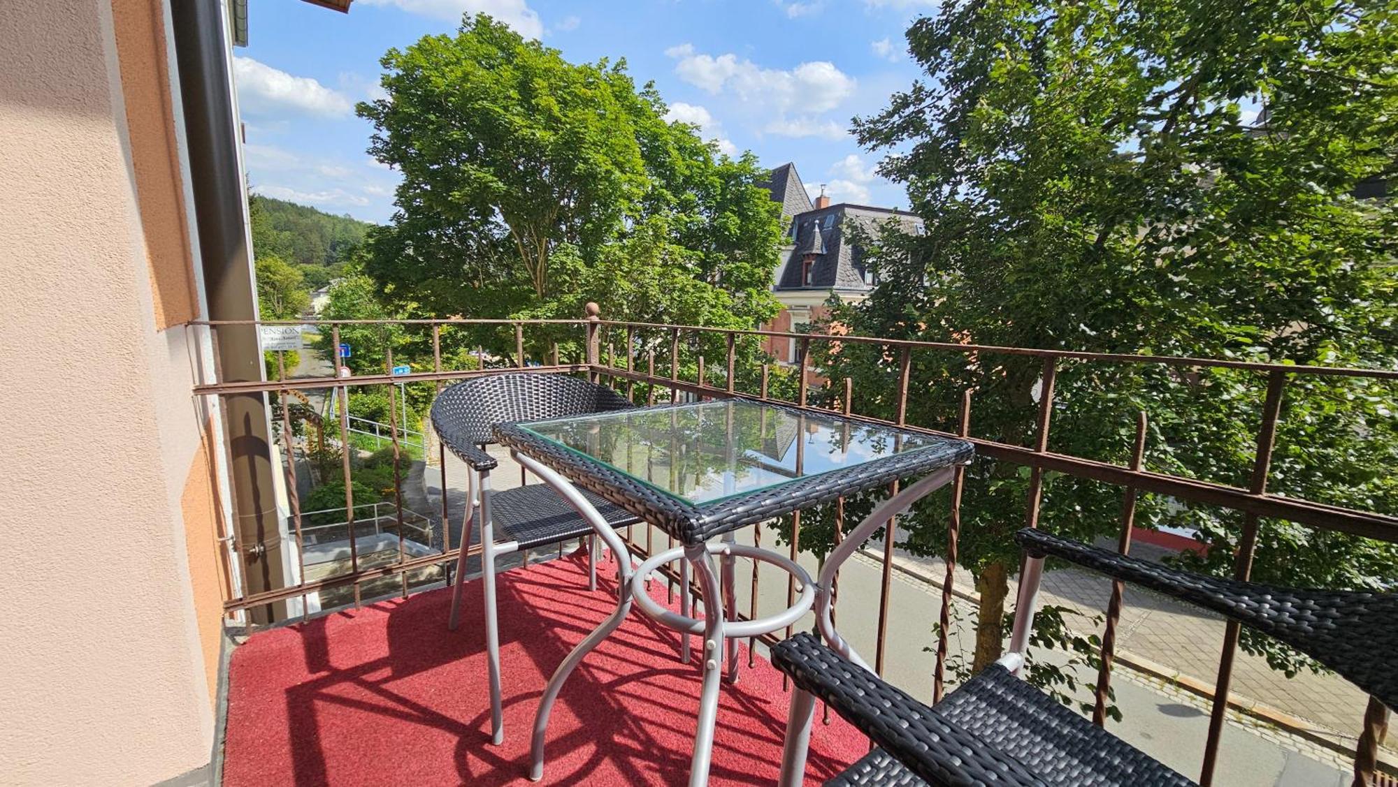 Pension Weisse Rose, Parkplatz, Fruehstueck, Wlan, Zentral Bad Elster Εξωτερικό φωτογραφία